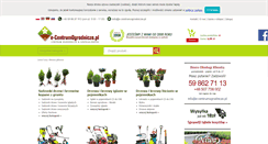 Desktop Screenshot of e-centrumogrodnicze.pl